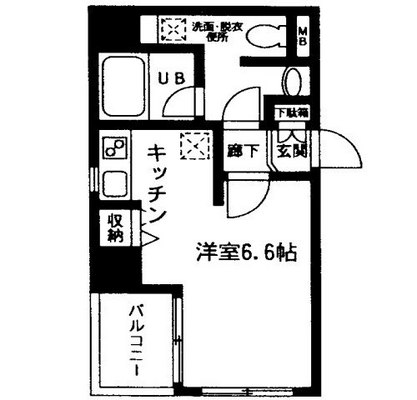 武蔵野音楽大学賃貸マンション・1R