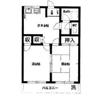 東京都練馬区桜台６丁目 賃貸マンション 2DK