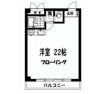 東京都練馬区桜台２丁目 賃貸マンション 1R