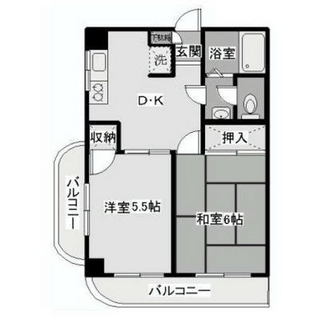 東京都板橋区向原３丁目 賃貸マンション 2DK