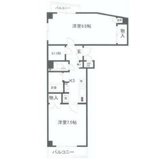 東京都板橋区小茂根４丁目 賃貸マンション 2SSK