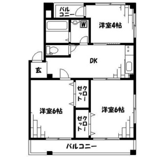 東京都練馬区桜台１丁目 賃貸マンション 3DK