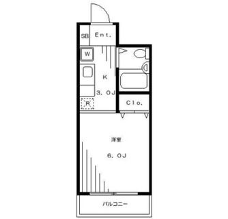 東京都豊島区要町３丁目 賃貸マンション 1K