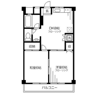 東京都板橋区向原１丁目 賃貸マンション 2DK