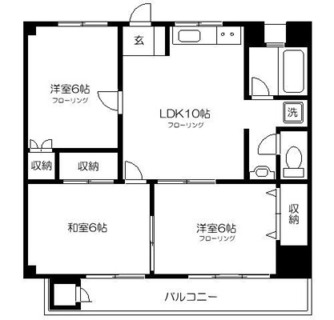 東京都板橋区向原１丁目 賃貸マンション 3LDK