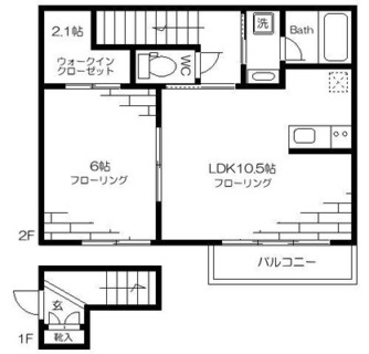 東京都練馬区桜台２丁目 賃貸アパート 1LDK