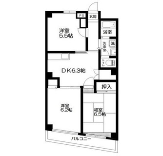 東京都練馬区錦２丁目 賃貸マンション 3DK