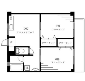 東京都板橋区向原１丁目 賃貸マンション 2DK