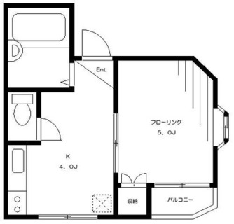 東京都中野区江原町２丁目 賃貸マンション 1K