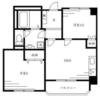 東京都練馬区豊玉北１丁目 賃貸マンション 2DK