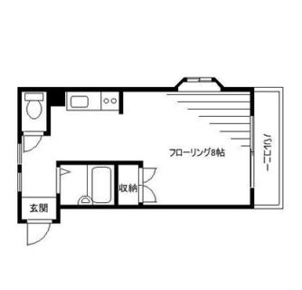 東京都中野区江原町２丁目 賃貸マンション 1R