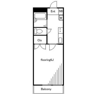 東京都豊島区千早４丁目 賃貸マンション 1K