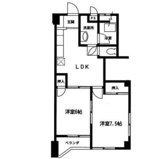 東京都練馬区豊玉北１丁目 賃貸マンション 2LDK