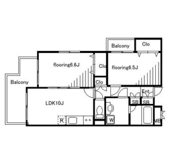 東京都練馬区小竹町２丁目 賃貸マンション 2LDK