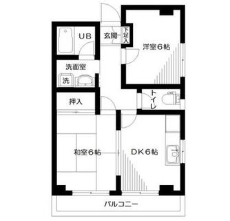 東京都練馬区小竹町２丁目 賃貸マンション 2DK