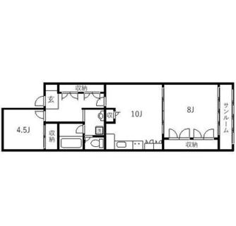 東京都板橋区東新町２丁目 賃貸マンション 2LDK