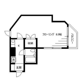 東京都練馬区豊玉北３丁目 賃貸マンション 1K