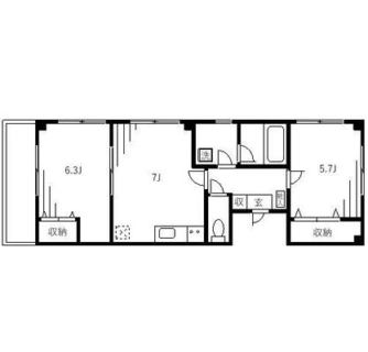 東京都練馬区栄町 賃貸マンション 2DK