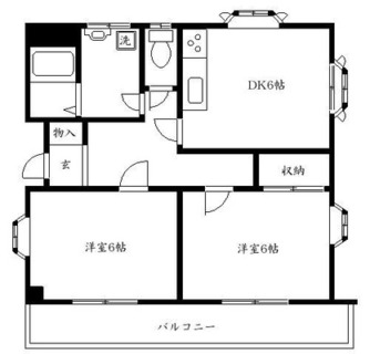 東京都豊島区千早４丁目 賃貸マンション 2DK